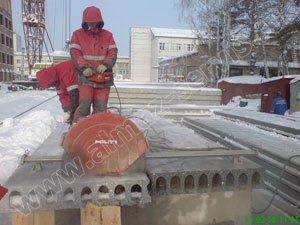 Исправление строительного брака стенорезными системами.